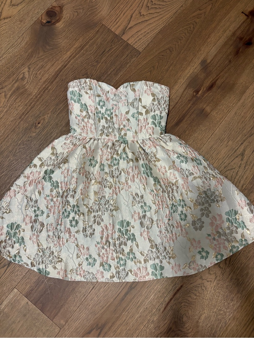 francesca’s strapless dress